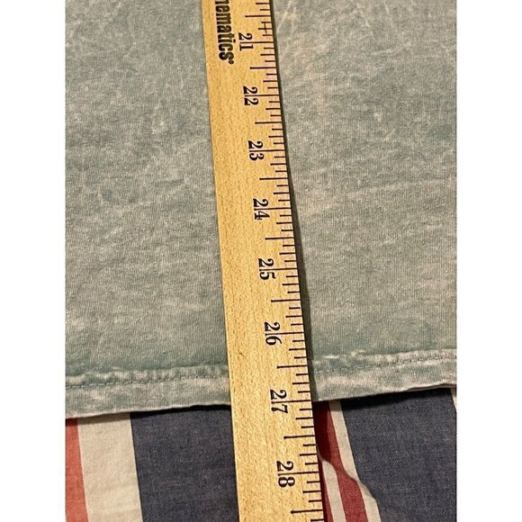 Fifth Sun Top "Okay Now Spill the Tea Sis" Mint Green Tie Dye Size X-Large - Picture 4 of 7